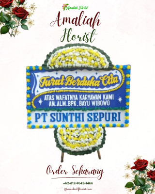 Papan Bunga Duka di Sukadana Ham
