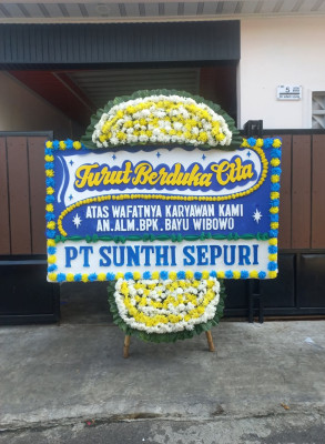 Papan Bunga Duka di Sukadana Ham