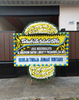 Papan Bunga Duka di Sukadana Ham