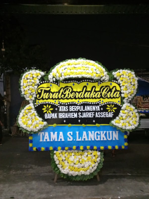 Papan Bunga Duka di Sukadana Ham
